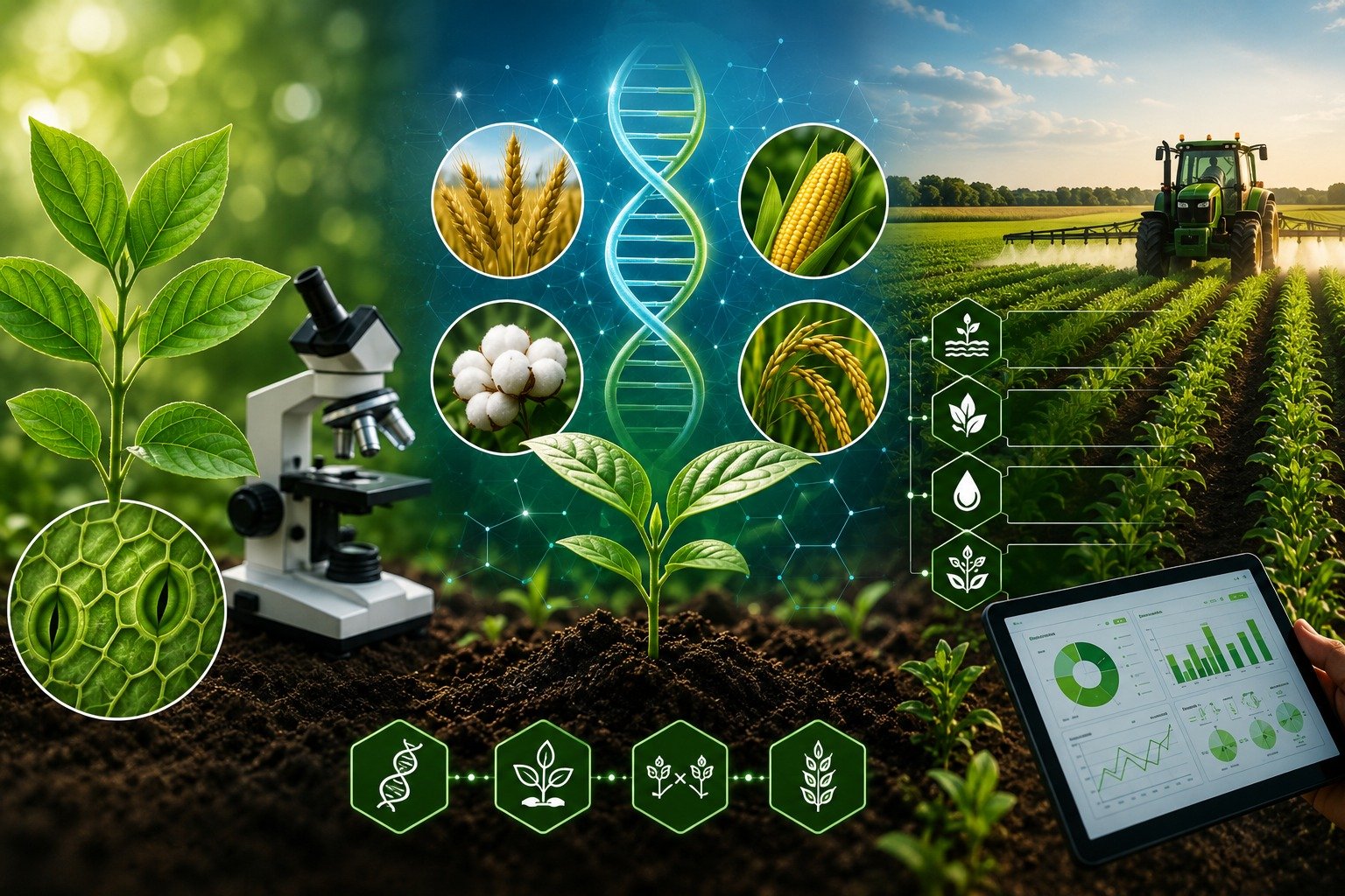 Crop genetics and biotechnology