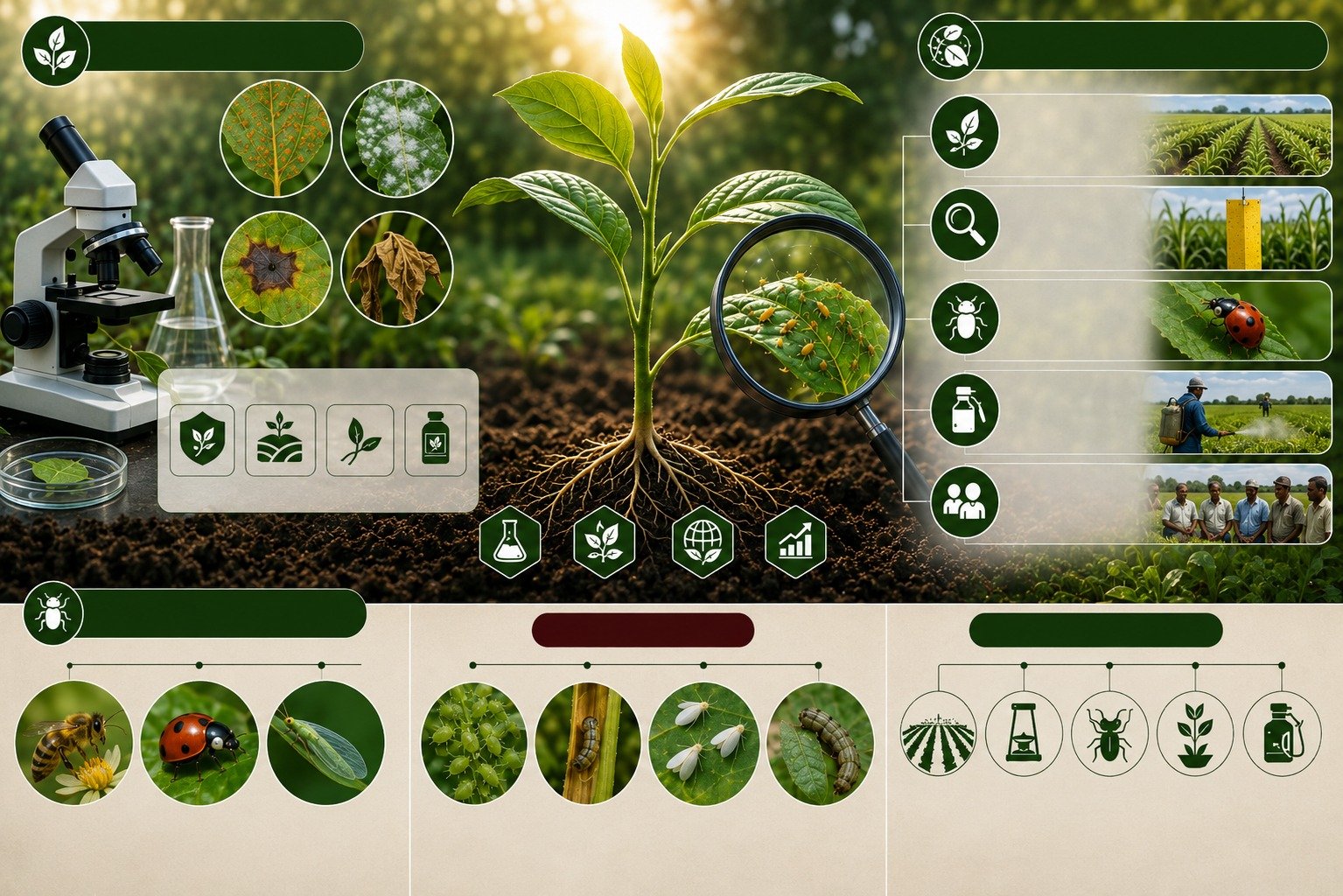 Plant pathology and integrated pest management